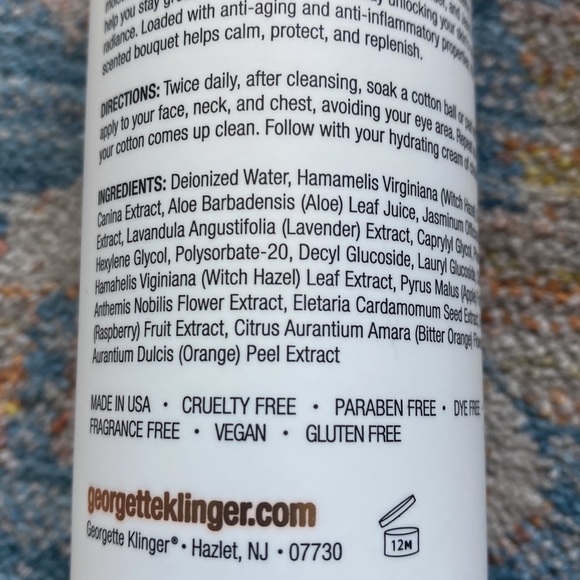 Georgette Klinger Rose Clarifying Toner - Picture 5 of 5